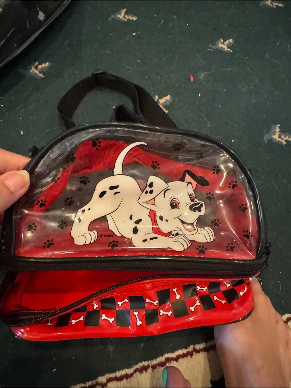 Disney Red Clear 101 Dalmatians Pet Travel Carrier